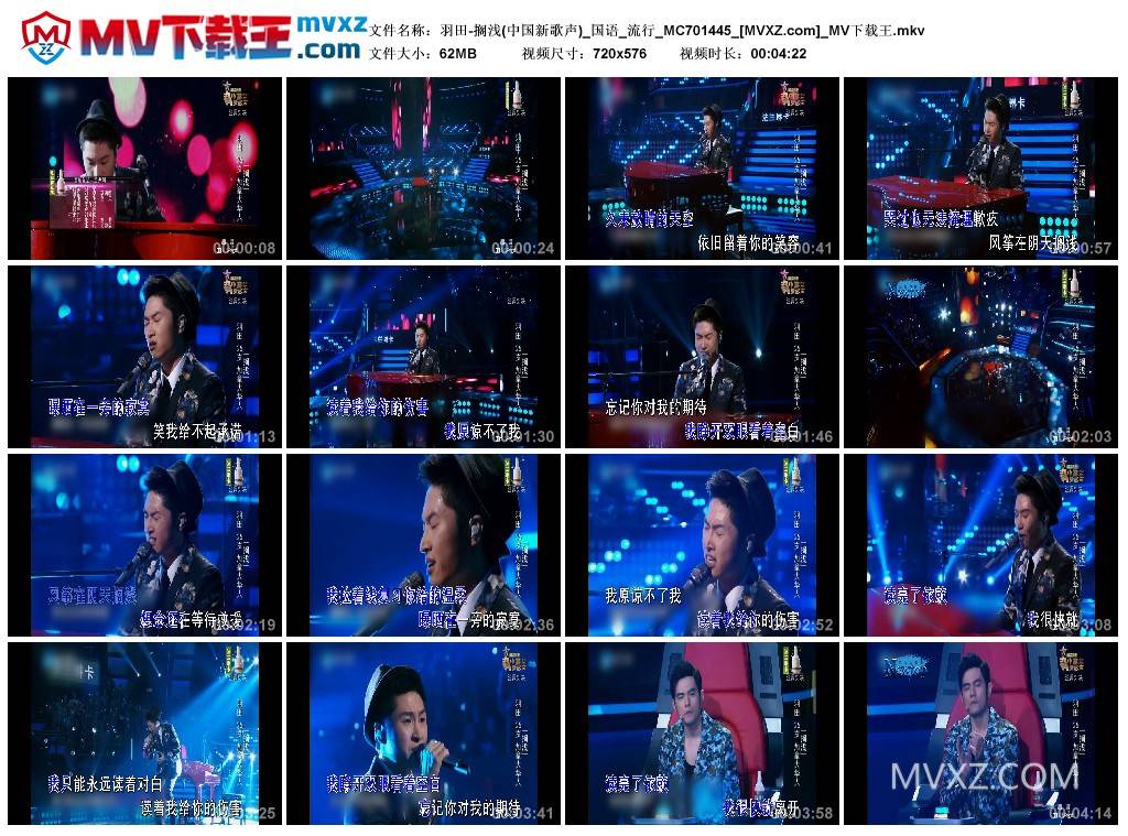 羽田-搁浅(中国新歌声)_国语_流行_MC701445